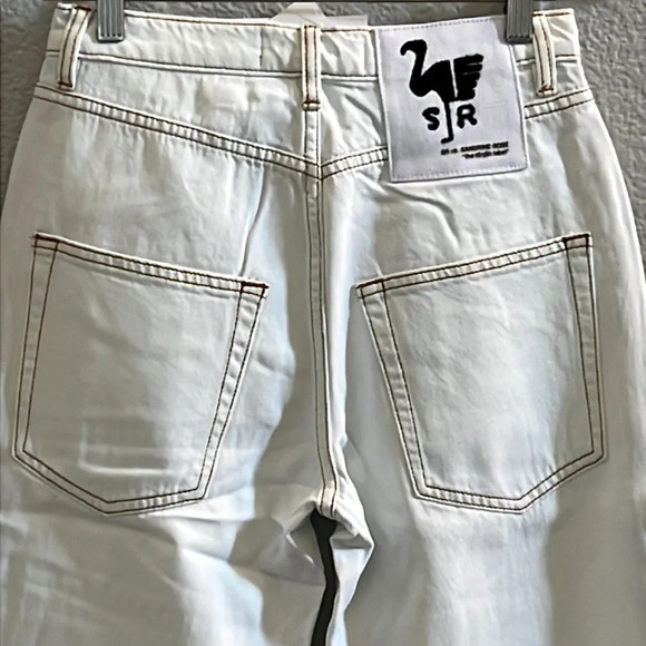 Free People • Sandrine Rose Hi Rise Wide Leg Jeans Size 27 - Picture 5 of 7